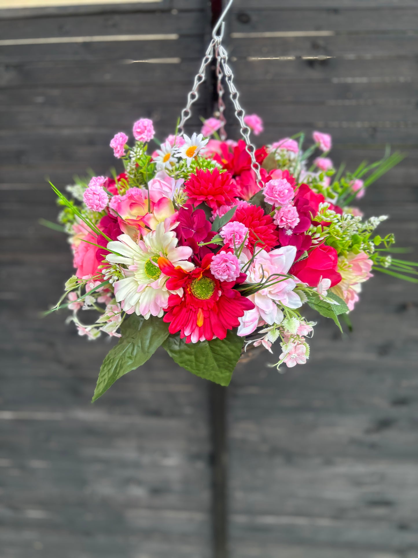Catherine Wreath and 2x standard hanging baskets
