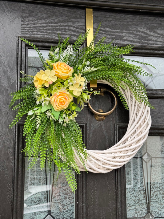 Olivia Wicker Wreath