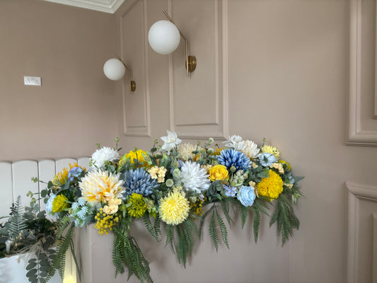 Yellow Floral Shop Display
