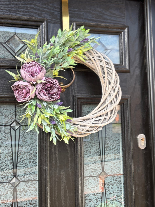 Rosie Wicker Wreath