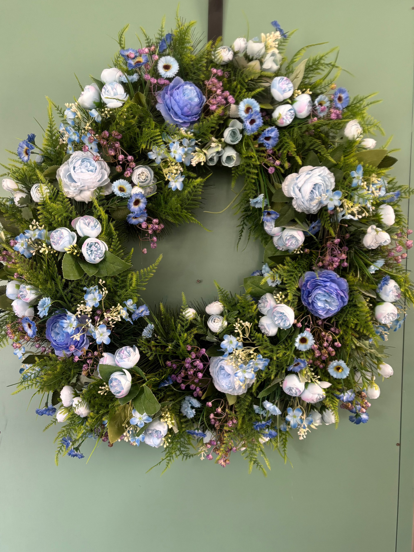 Eliza Floral Faux Wreath