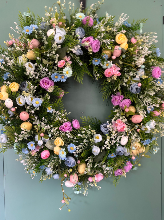 Ava Floral Faux Wreath