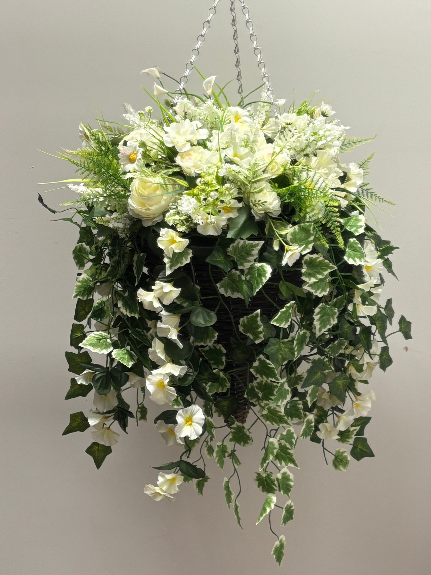 Ivory Deluxe Rattan Basket