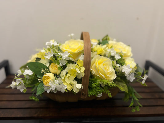 Lemon rose Gift basket