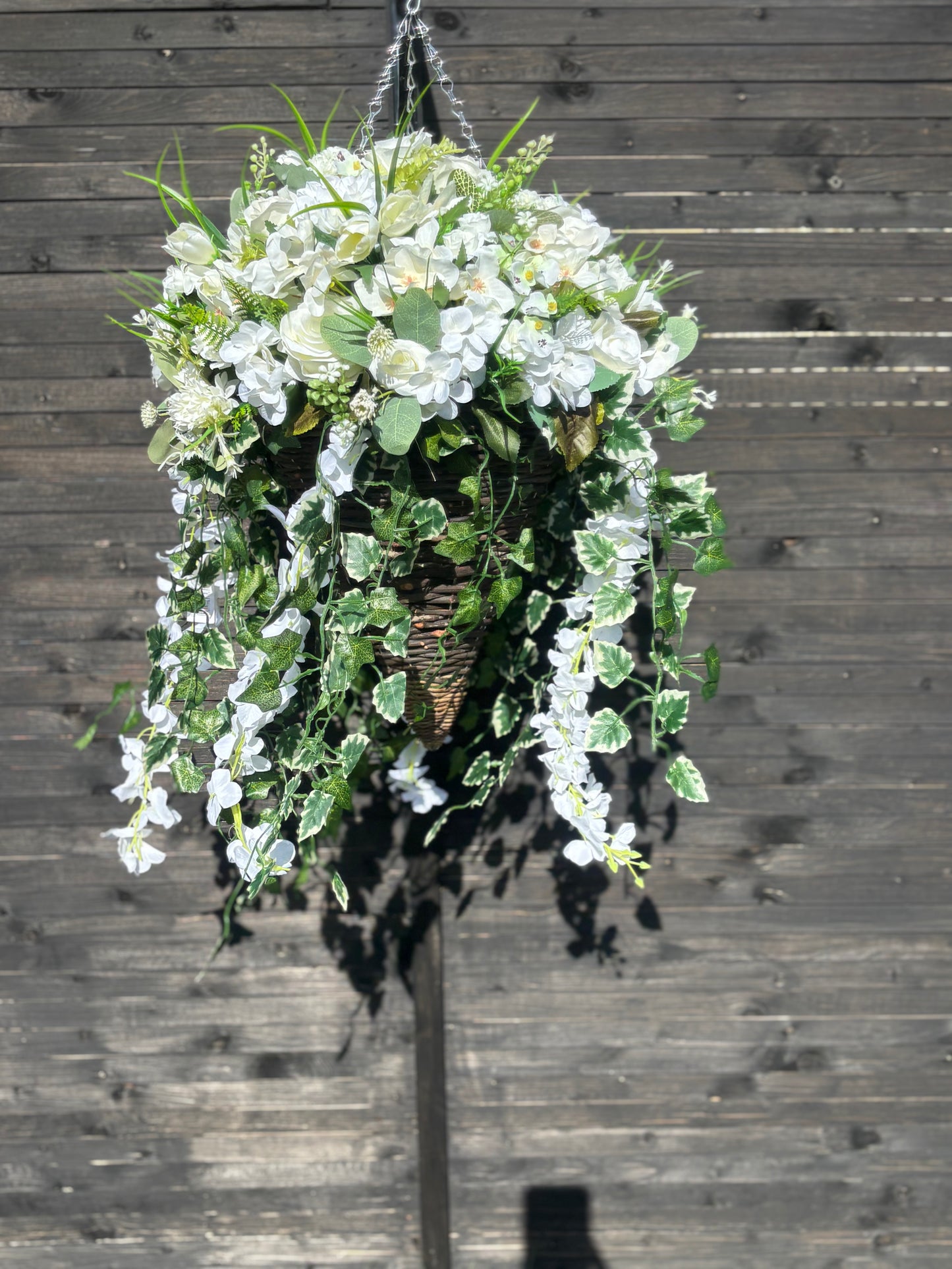 Ivory Deluxe Rattan Basket