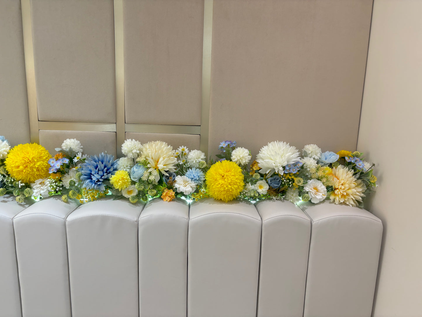 Yellow Floral Shop Display