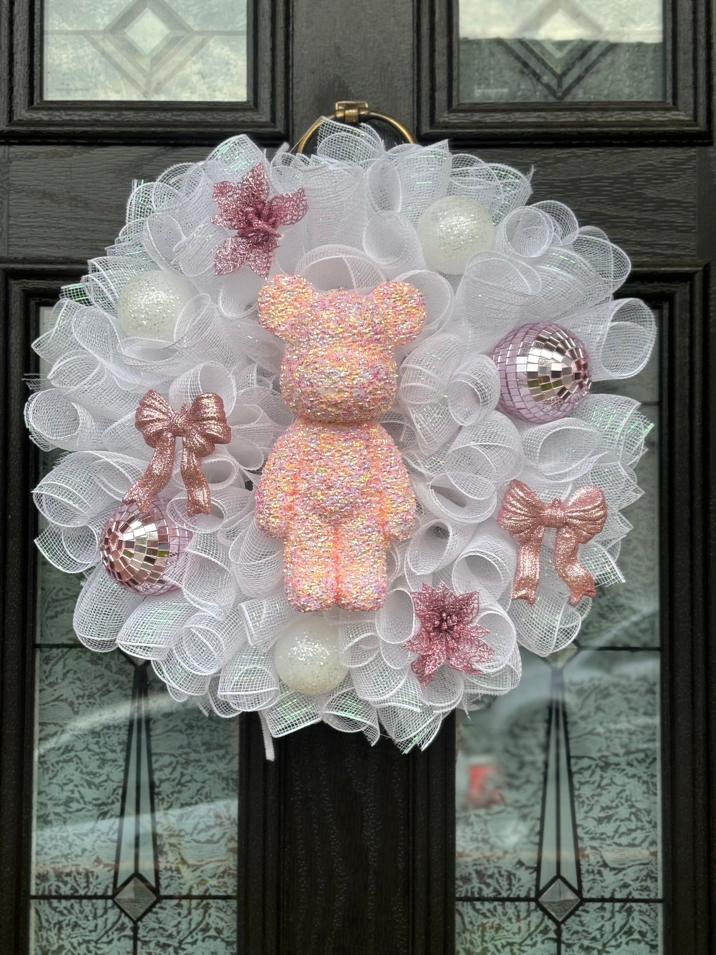 Pink Glitter Bear