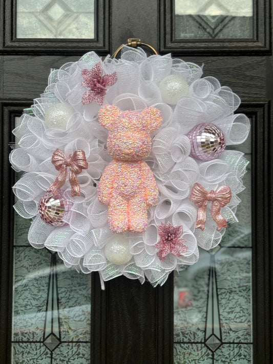 Pink Glitter Bear
